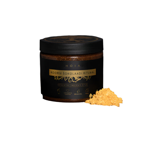 Šveičiamoji šokolado ritualo kūno kaukė – prabangus SPA potyris 200 ML