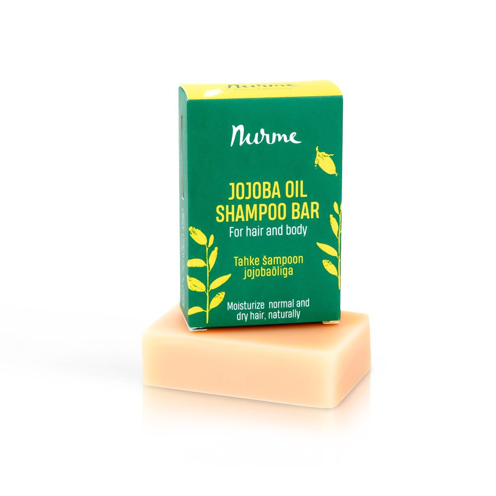 Kietasis šampūnas su simondsijų (jojoba) aliejumi – normaliai ir sausai galvos odai, 100 g