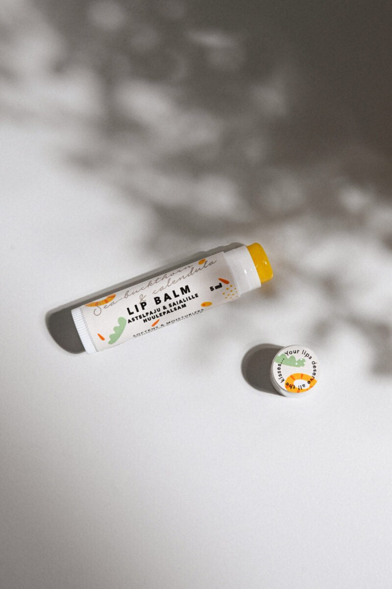 Lūpų balzamas – Šaltalankių ir Medetkų, 5 ml